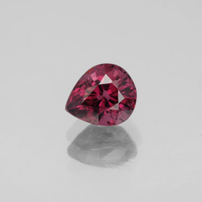 1.06 ct Red Spinel Gemstone, Spinel Gem in Pear Facet Shape for Sale.