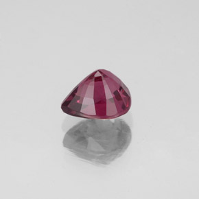 Spinel Gemstone in 6.4 x 5.5 mm Size for Sale, Spinel Stone in Purplish Red Color