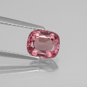 1.19 ct Red Spinel Gemstone, Spinel Gem in Cushion-Cut Shape for Sale.