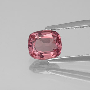1.19 ct Red Spinel Stone, Natural Spinel in Cushion-Cut Shape for Sale