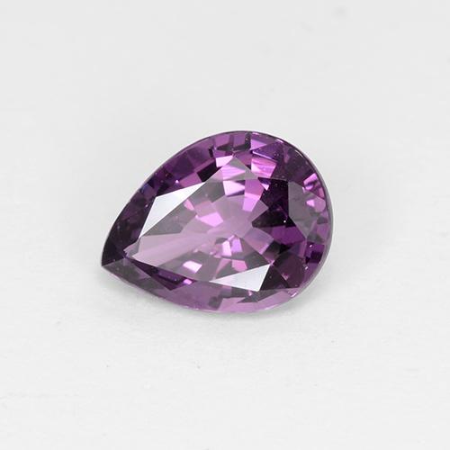 1.02 ct Purple Spinel Stone, Natural Spinel in Pear Facet Shape for Sale