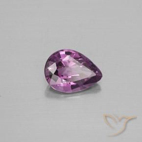 1.00 ct Purple Spinel Stone, Natural Spinel in Pear Facet Shape for Sale