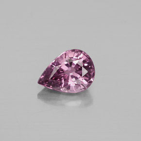 濃いラベンダー スピネル 宝石 - 1.2ct ペアーファセット (ID: 352927)