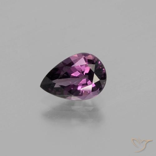 Púrpura oscuro Espinela Gema - 1ct Corte en forma de pera (ID: 352932)