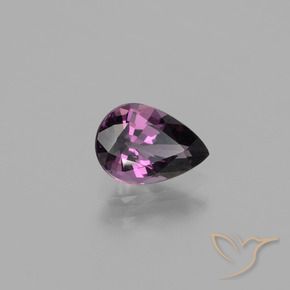 1.00 ct Purple Spinel Stone, Natural Spinel in Pear Facet Shape for Sale