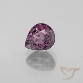 1.06 ct Purple Spinel Stone, Natural Spinel in Pear Facet Shape for Sale