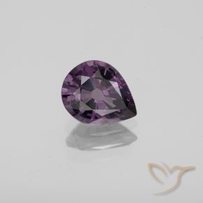 1.08 ct Purple Spinel Stone, Natural Spinel in Pear Facet Shape for Sale