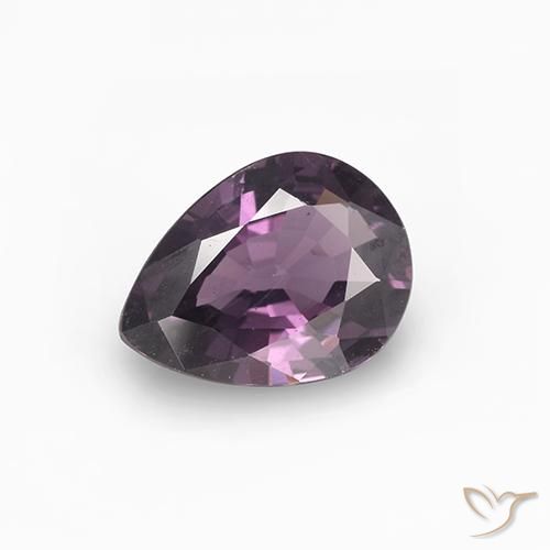 0.99ct Natural Deep Purple Spinel, Pear Shape, VS