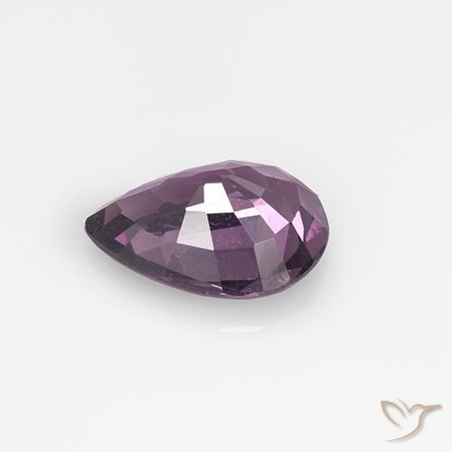 Spinel Gemstone in 8 x 6 mm (calibrated) Size for Sale, Spinel Stone in Deep Purple Color