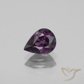 1.07ct Natural Deep Purple Spinel, Pear Shape, VVS-VS