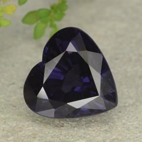 3.8ct Heart Facet Deep Blue Spinel for sale thumb image of 3.8ct Heart Facet Deep Blue Spinel (ID: 364437)