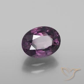 1.56 ct Purple Spinel Stone, Natural Spinel in Oval Facet Shape for Sale