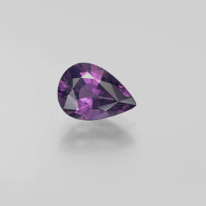 Medium-Dark Purple Spinell Edelstein - 1.6ct Birnen Schliff (ID: 369607)