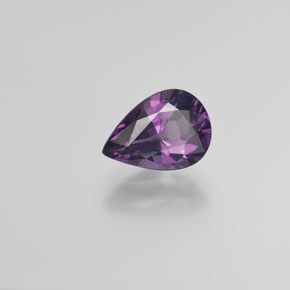 1.64 ct Purple Spinel Stone, Natural Spinel in Pear Facet Shape for Sale