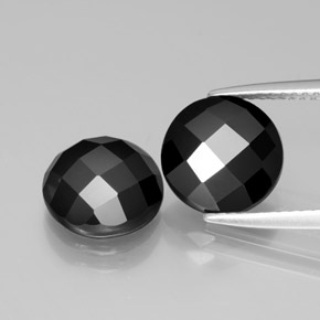 3.5ct Round Rose-Cut Black Spinel Gem for sale 3.5ct Round Rose-Cut Black Spinel Gem (ID: 377524)