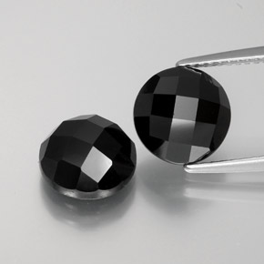 Schorl Spinel Gem - 3.9ct Round Rose-Cut (ID: 377702)