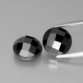 3.5ct Round Rose-Cut Black Spinel for sale thumb image of 3.5ct Round Rose-Cut Black Spinel (ID: 378452)