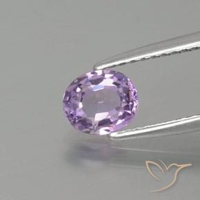 0.71 ct Violet Spinel, 6.1 x 5.2 mm Oval Cut From Tanzania, Photo A