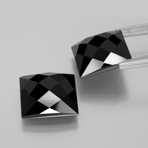 Spinel Gemstones in 12 x 12 mm (calibrated) Size for Sale, Spinel Stones in Schorl Color