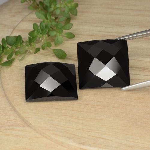Nero Spinello Gem - 8.3ct taglio a rosa quadrato (ID: 379230)