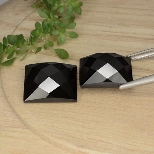 Black Diamond Lookalike Untreated 2199 Pure Inky Black Color Black Spinel Almond Shape Drops 23x7mm Approx 26 Carat August Birthstone