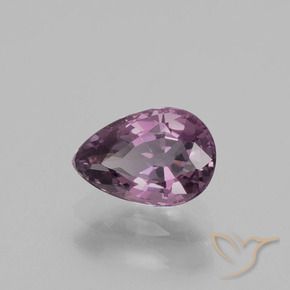 1.07 ct Purple Spinel Stone, Natural Spinel in Pear Facet Shape for Sale