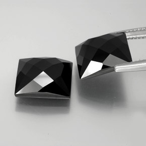 Spinel Gemstones in 12 x 12 mm (calibrated) Size for Sale, Spinel Stones in Schorl Color