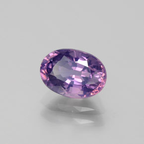 1.44 ct Violet Spinel Stone, Natural Spinel in Oval Facet Shape for Sale
