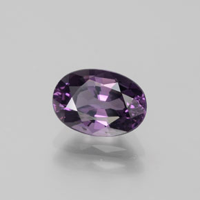 1.48 ct Purple Spinel Stone, Natural Spinel in Oval Facet Shape for Sale