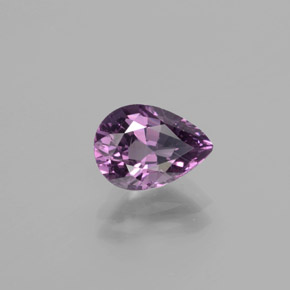 1.47 ct Purple Spinel Stone, Natural Spinel in Pear Facet Shape for Sale