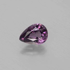 Deep Purple Spinel Gem - 1.4ct Pear Facet (ID: 382631)