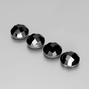 3.5ct Round Rose-Cut Black Spinel Gem for sale 3.5ct Round Rose-Cut Black Spinel Gem (ID: 383968)