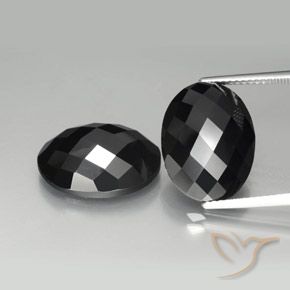 19.65ctw Natural Black Spinel, Oval, Opaque