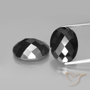 22.49ctw Natural Black Spinel, Oval, Opaque