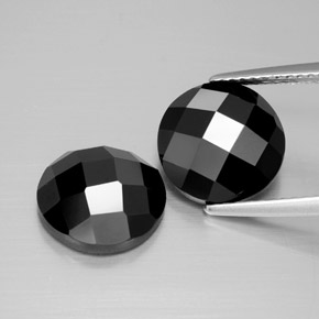Schorl Шпинель Камень - 4.1ct Круглая Огранка Роза (ID: 384317)