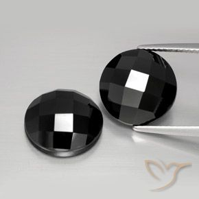 13.20ctw Natural Black Spinel, Round, Opaque