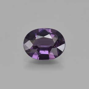 1.36 ct Violet Spinel Gemstone, Spinel Gem in Oval Facet Shape for Sale.