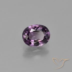 1.05 ct Purple Spinel Stone, Natural Spinel in Oval Facet Shape for Sale