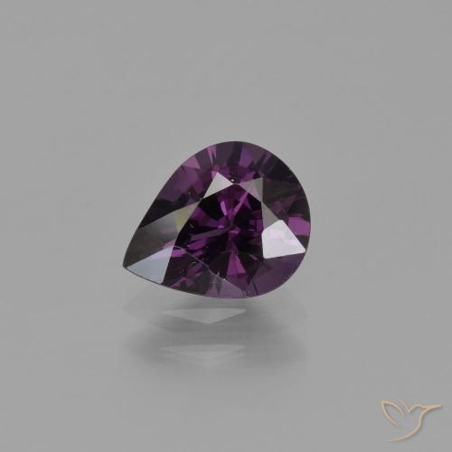 1.02ct Natural Raspberry Red Purple Spinel, Pear Shape, VVS
