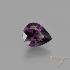 1.02 ct Purple Spinel Stone, Natural Spinel in Pear Facet Shape for Sale