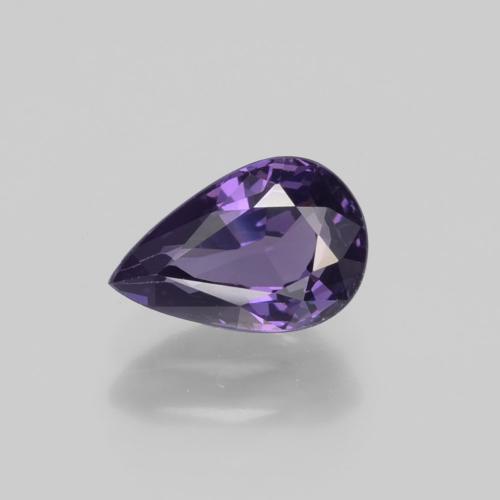 1.12ct Pear Facet Violet Spinel from Tanzania, Dimension 8 x 5.3mm, VVS-VS Clarity, Natural untreated gemstone, 1pc Spinel in Grape Violet Color, Mohs Hardness of 8 suitable for daily wear jewelry, Photo A
