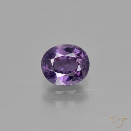 1.01 ct Violet Spinel, 6.4 x 5.4 mm Oval Cut From Tanzania, Photo A