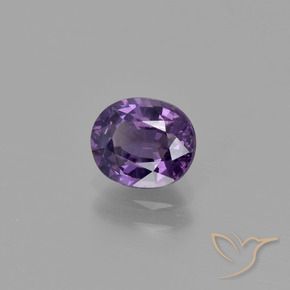 1.01 ct Violet Spinel Stone, Natural Spinel in Oval Facet Shape for Sale