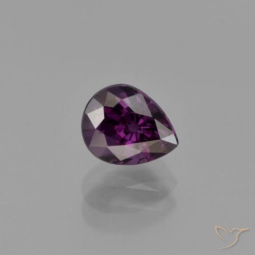 1.05ct Natural Deep Purple Spinel, Pear Shape, VVS-VS