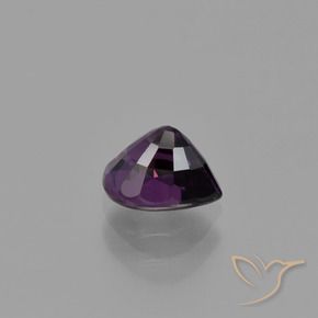 Spinel Gemstone in 6.6 x 5.3 mm Size for Sale, Spinel Stone in Deep Purple Color