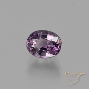 1.23 ct Purple Spinel Stone, Natural Spinel in Oval Facet Shape for Sale