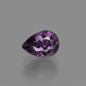 Pourpre raisin Spinelle gemme - 1ct Poire facette (ID: 401320)