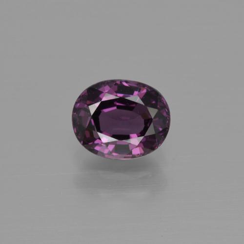 Raspberry Red Purple Spinell Edelstein - 1.3ct Oval facettiert (ID: 401611)