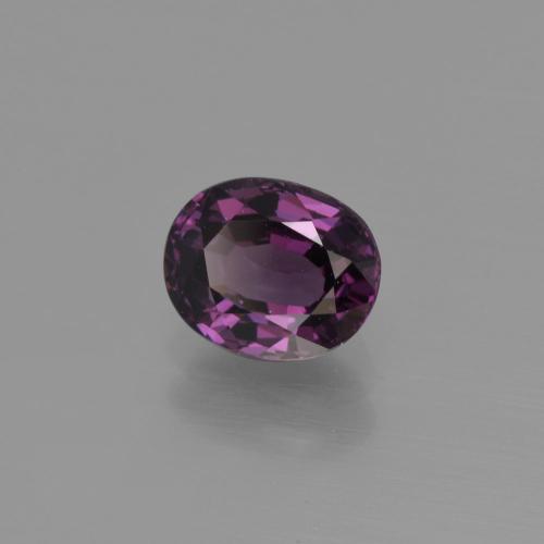 1.29 ct Purple Spinel Stone, Natural Spinel in Oval Facet Shape for Sale