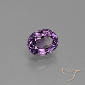 1.06 ct Purple Spinel Stone, Natural Spinel in Oval Facet Shape for Sale